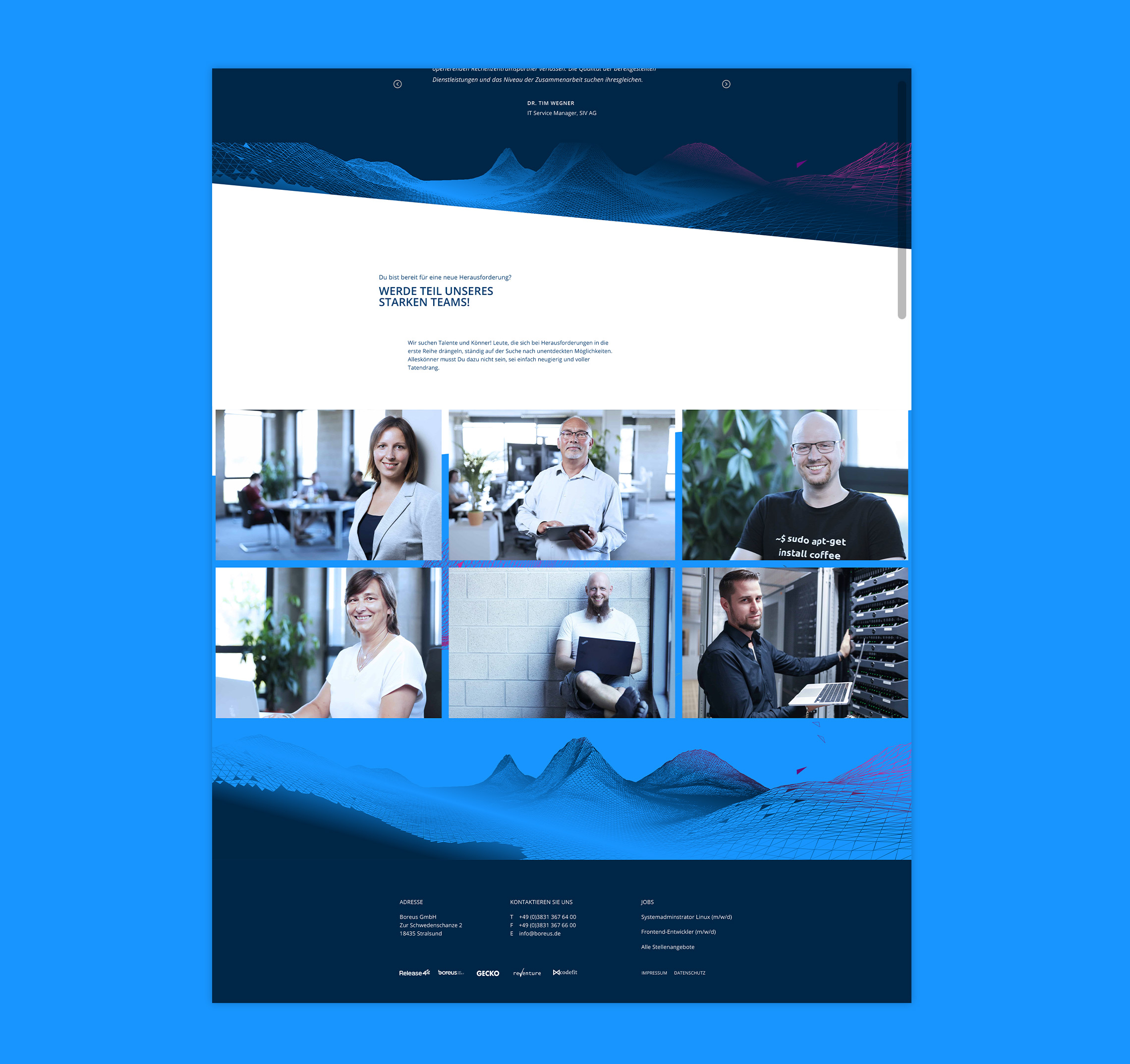 Boreus IT Webdesign Corporate Design Relaunch 3