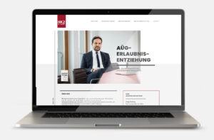 HK2 Rechtsanwaltskanzlei Webdesign Relaunch Laptop